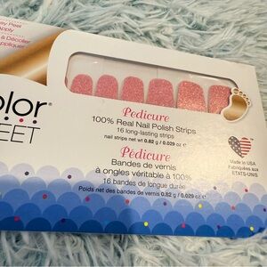 NWT Color Street Nail Strips. Call your blush pedicure set